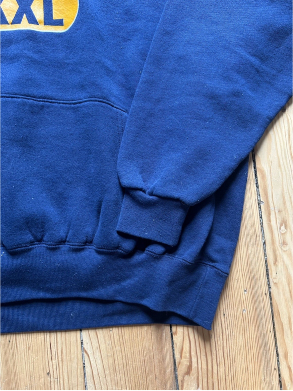 Vintage US Navy Hoodie Mens XL Blue Navy Military 90s - Picture 5 of 6